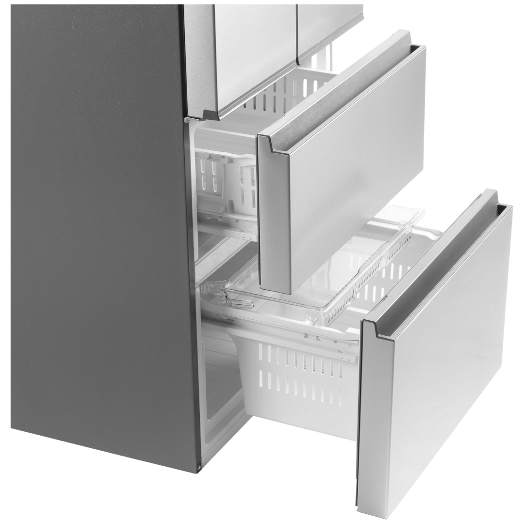 HAIER 28-inch Wide 14.5 cu. ft. Counter-Depth French Door Refrigerator (Unboxed)