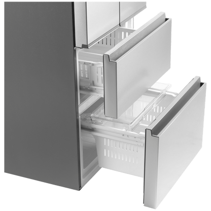 HAIER 28-inch Wide 14.5 cu. ft. Counter-Depth French Door Refrigerator (Unboxed)