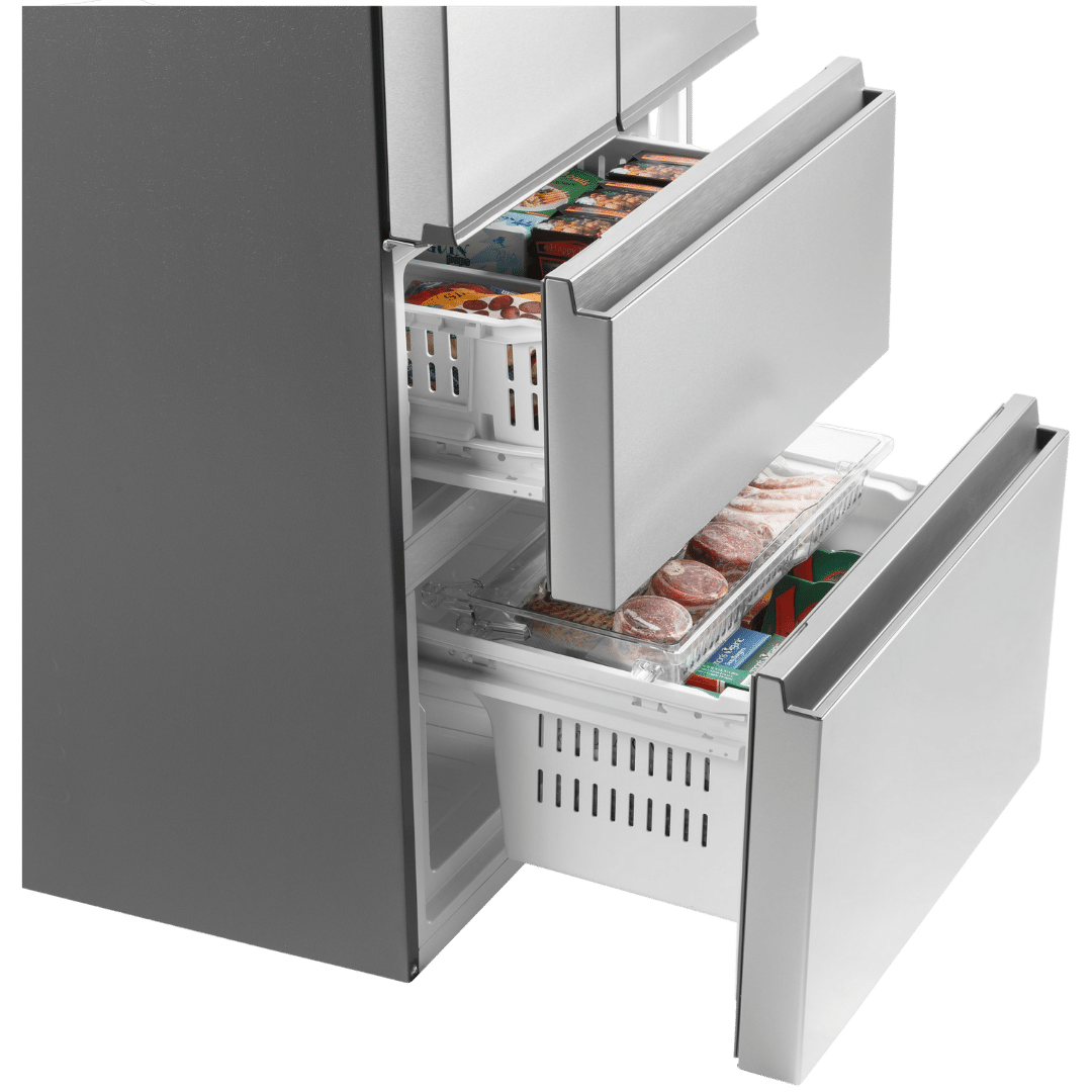 HAIER 28-inch Wide 14.5 cu. ft. Counter-Depth French Door Refrigerator (Unboxed)