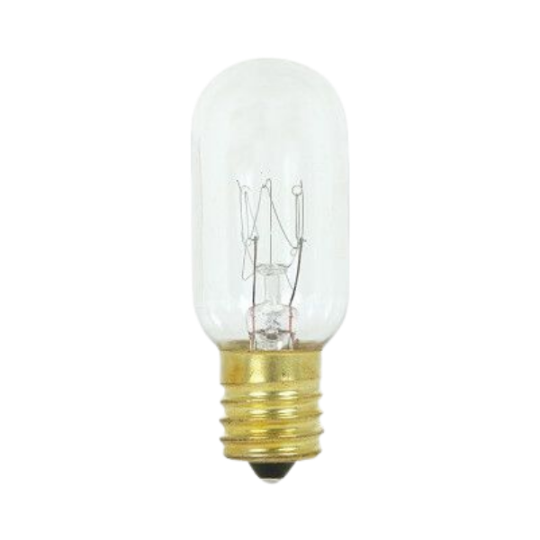 T6 Incandescent Light Bulb, 15W, E12 Intermediate Base