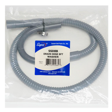 SUPCO Boyau de vidange universel pour laveuse de 8′ avec collet de serrage