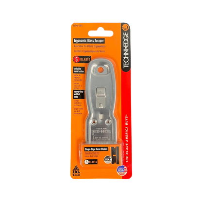 TECHNI EDGE Grattoir à lame rétractable (inclus 5 lames)