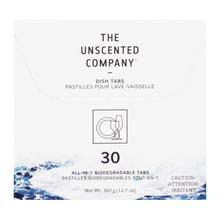 THE UNSCENTED CO Eco-Designed Dishwasher Tabs – 30 Count