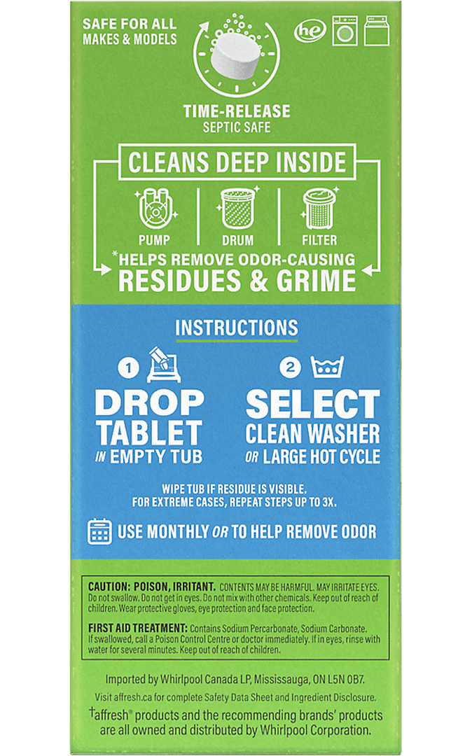 AFFRESH Washing Machine Cleaner – 3 tablets x 40g