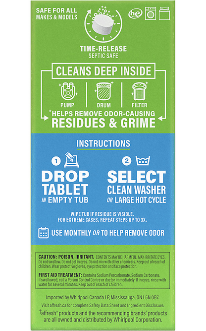 AFFRESH Washing Machine Cleaner – 3 tablets x 40g