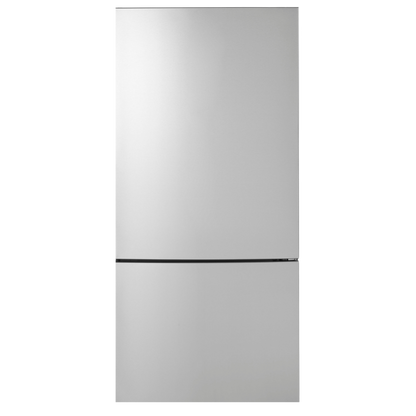 GE 31" Wide 17 cu. ft. Counter-Depth Bottom-Freezer Refrigerator in Stainless Steel (Open Box)