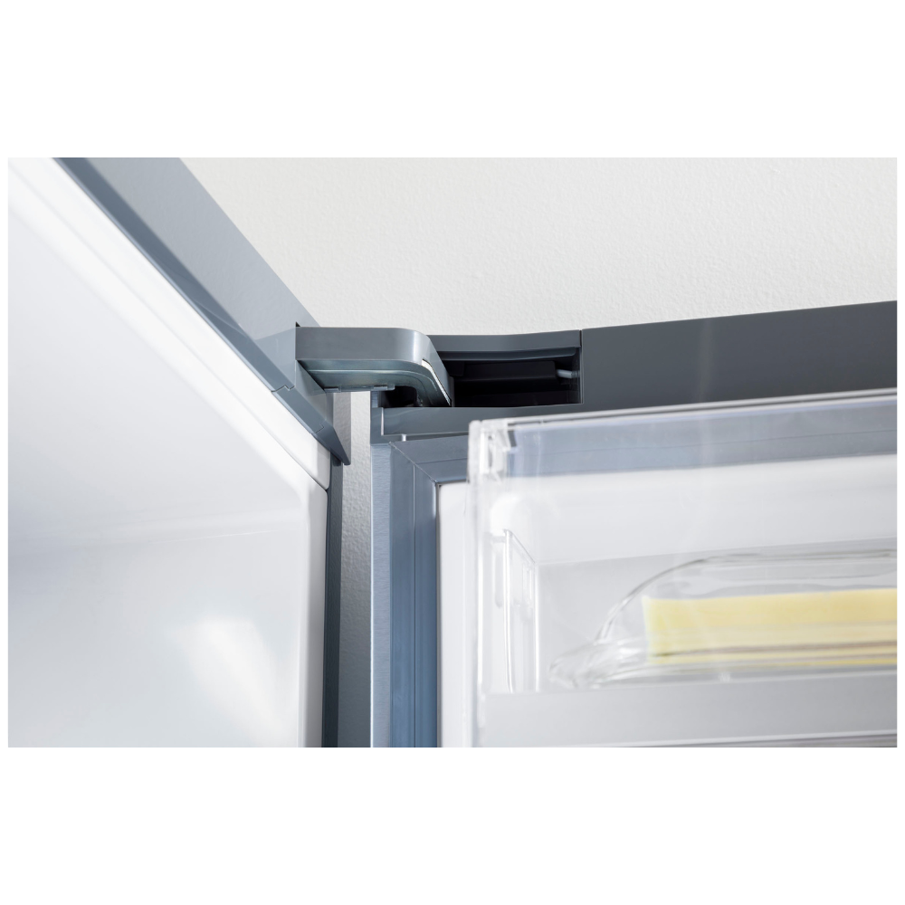GE 31" Wide 17 cu. ft. Counter-Depth Bottom-Freezer Refrigerator in Stainless Steel (Open Box)