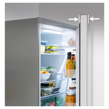 GE 31" Wide 17 cu. ft. Counter-Depth Bottom-Freezer Refrigerator in Stainless Steel (Open Box)