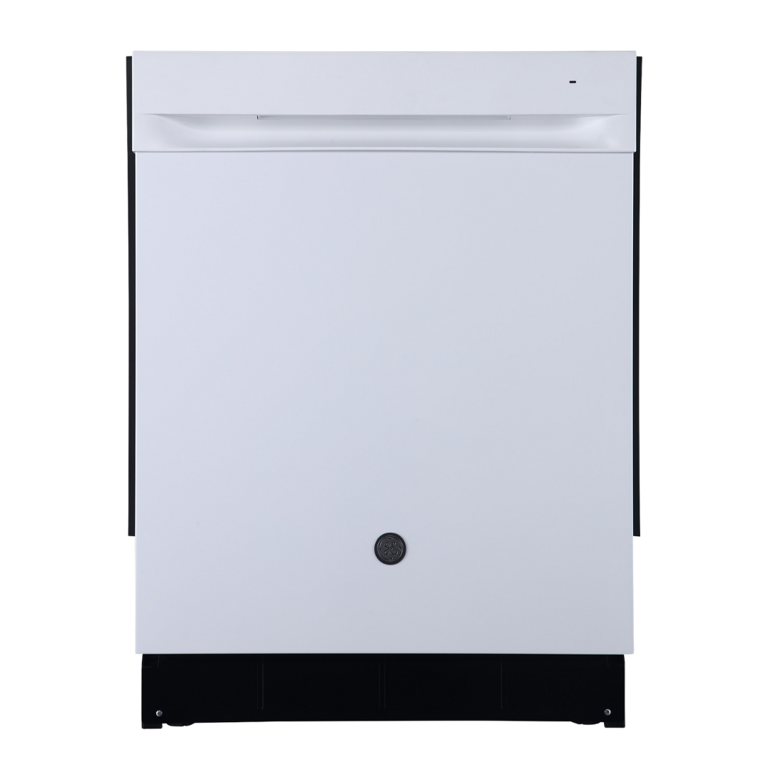 Lave-vaisselle encastré 24″ GE de 52 dB avec cuve en acier inoxydable (déballé)