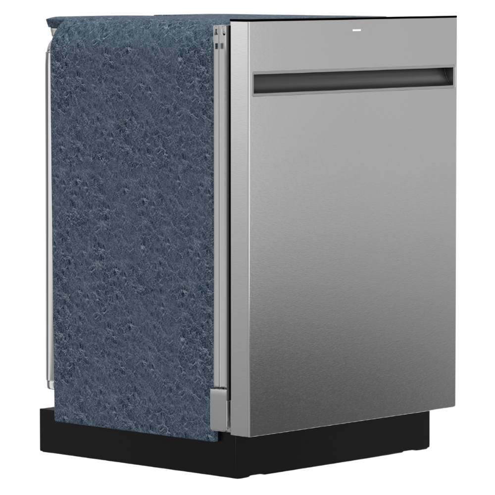 Lave-vaisselle encastré 24″ GE de 47 dB avec cuve haute et 3 paniers (déballé)