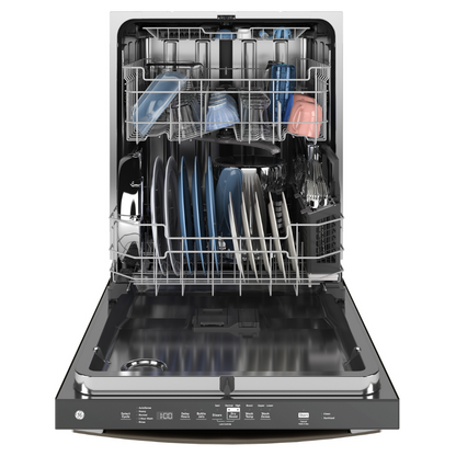 Lave-vaisselle encastré 24″ GE de 45 dB avec cuve haute et 3 paniers (déballé)