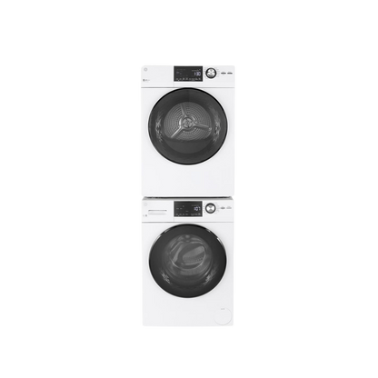 Sécheuse frontale 24" de 4,1 pi³ GE blanche (déballée)