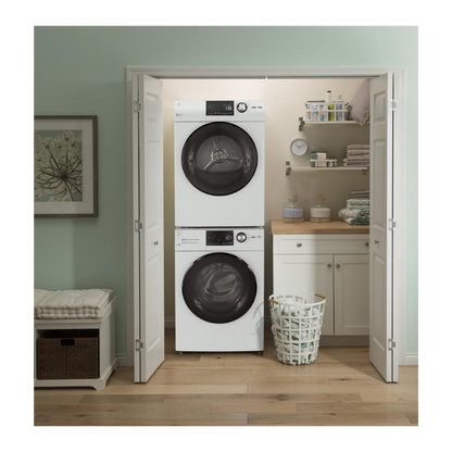 Sécheuse frontale 24" de 4,1 pi³ GE blanche (déballée)