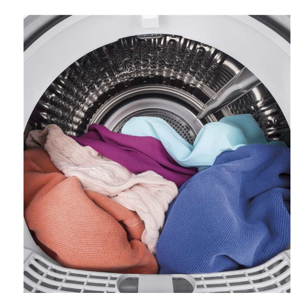 Ensemble laveuse/sécheuse frontal 24″ GE (déballé)