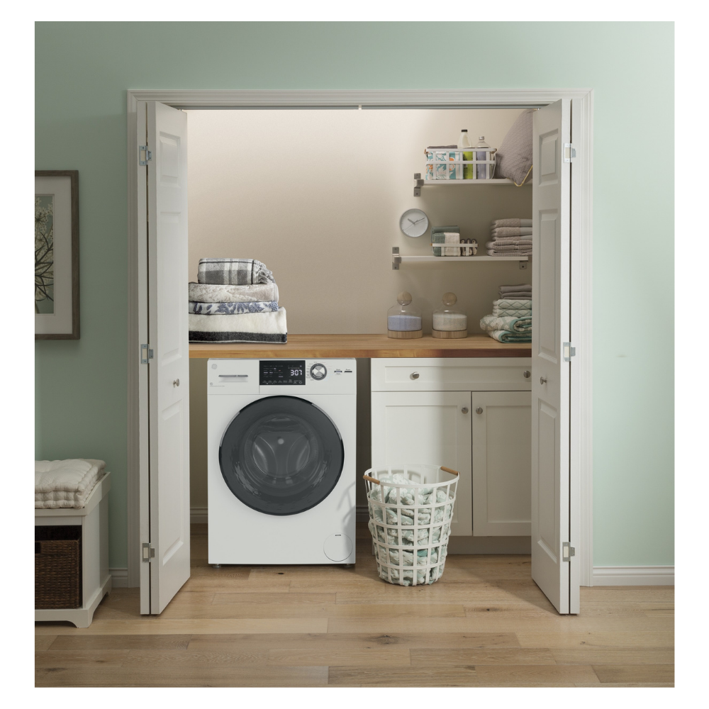 Combo laveuse / sécheuse 24″ de 2,8pi³ GE blanc (déballé)