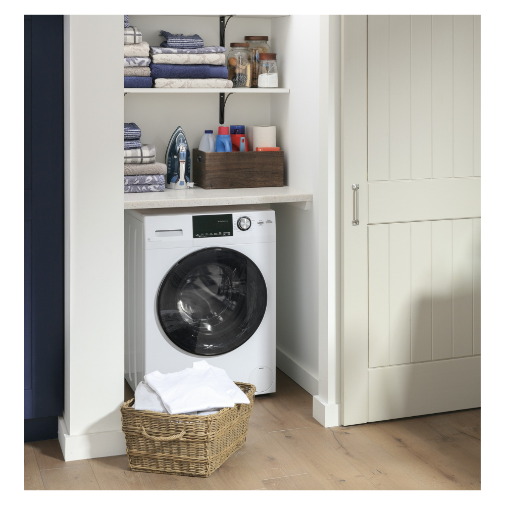 Combo laveuse / sécheuse 24″ de 2,8pi³ GE blanc (déballé)