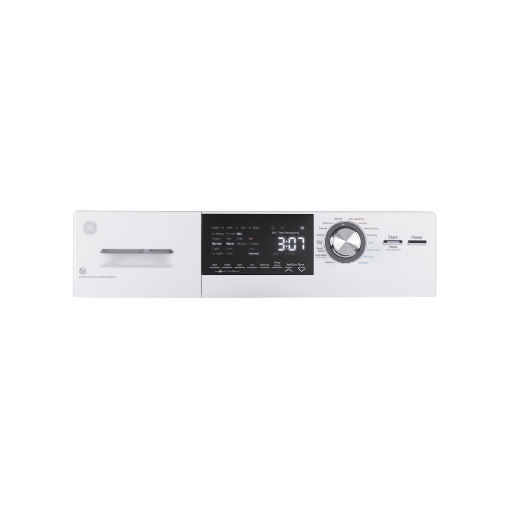 Combo laveuse / sécheuse 24″ de 2,8pi³ GE blanc (déballé)