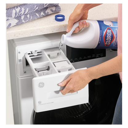 Combo laveuse / sécheuse 24″ de 2,8pi³ GE blanc (déballé)