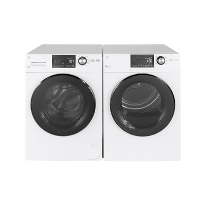 Ensemble laveuse/sécheuse frontal 24″ GE (déballé)