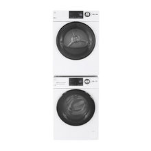 Ensemble laveuse/sécheuse frontal 24″ GE (déballé)