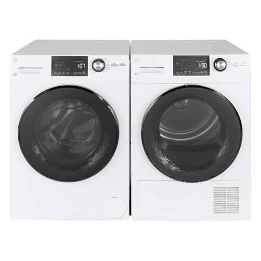 GE 24″ Front-Load Condenser Washer/Dryer Set (Unboxed)
