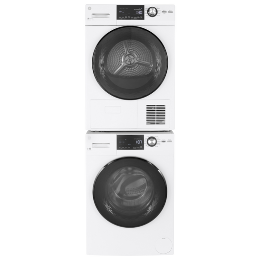 GE 24″ Front-Load Condenser Washer/Dryer Set (Unboxed)