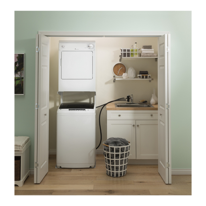 Laveuse portative 24″ de 3,2 pi³ GE blanche (déballée)