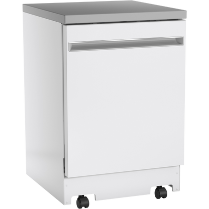GE 24″ White Portable Dishwasher (Unboxed)