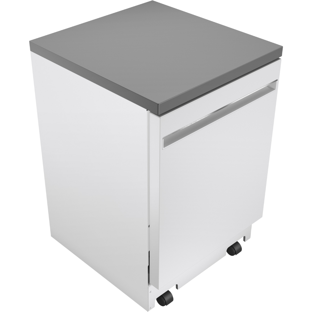 GE 24″ White Portable Dishwasher (Unboxed)