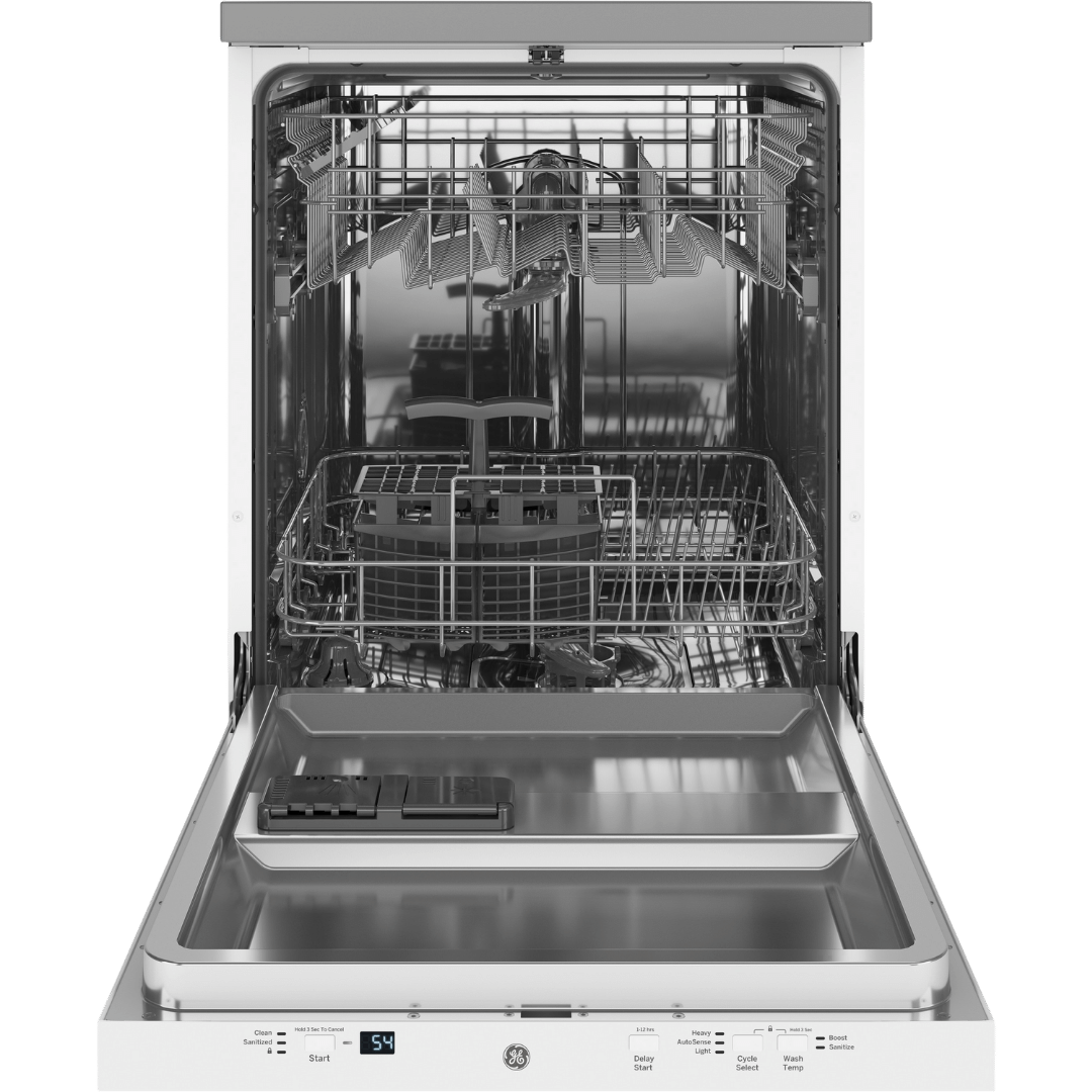 GE 24″ White Portable Dishwasher (Unboxed)