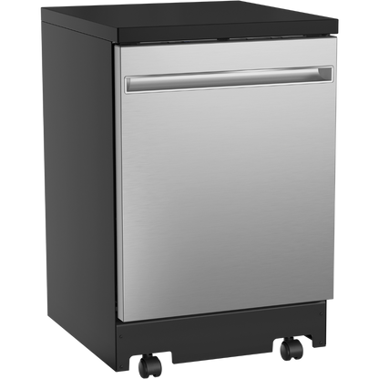 Lave-vaisselle mobile 24″ GE acier inoxydable (déballé)