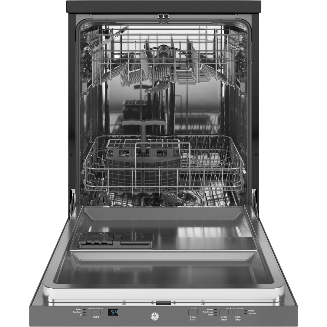 Lave-vaisselle mobile 24″ GE acier inoxydable (déballé)
