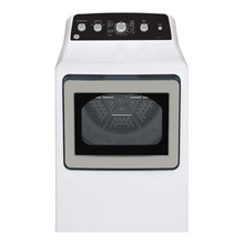 Sécheuse électrique GE de 7,2 pi³ avec cycle SaniFresh blanche (déballée)