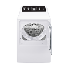 Sécheuse électrique GE de 7,2 pi³ avec cycle SaniFresh blanche (déballée)