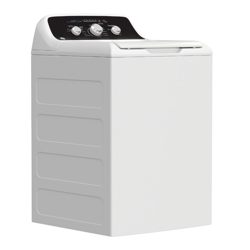 Laveuse GE à chargement par le haut de 4,4 pi³ blanche (déballée)