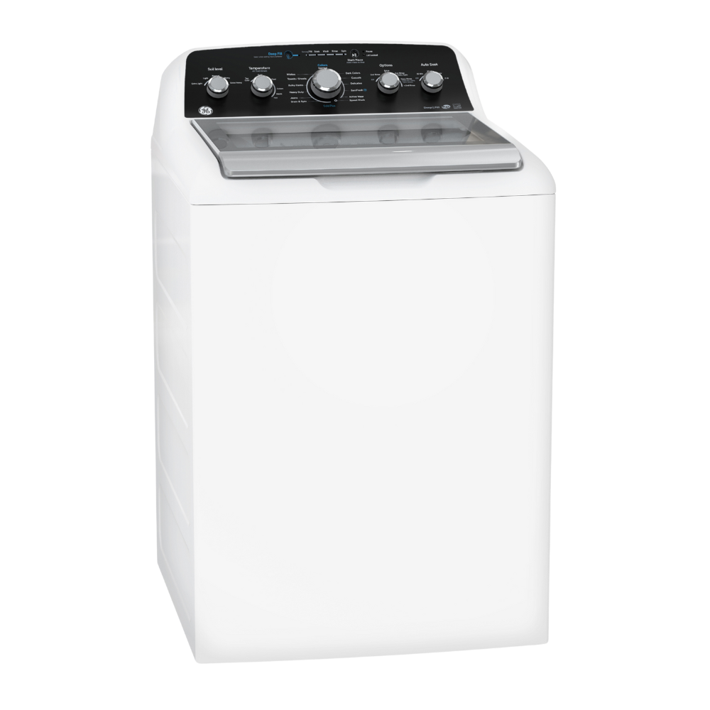 Ensemble laveuse 4,9 pi³ et sécheuse 7,2 pi³ GE blanc (déballé)