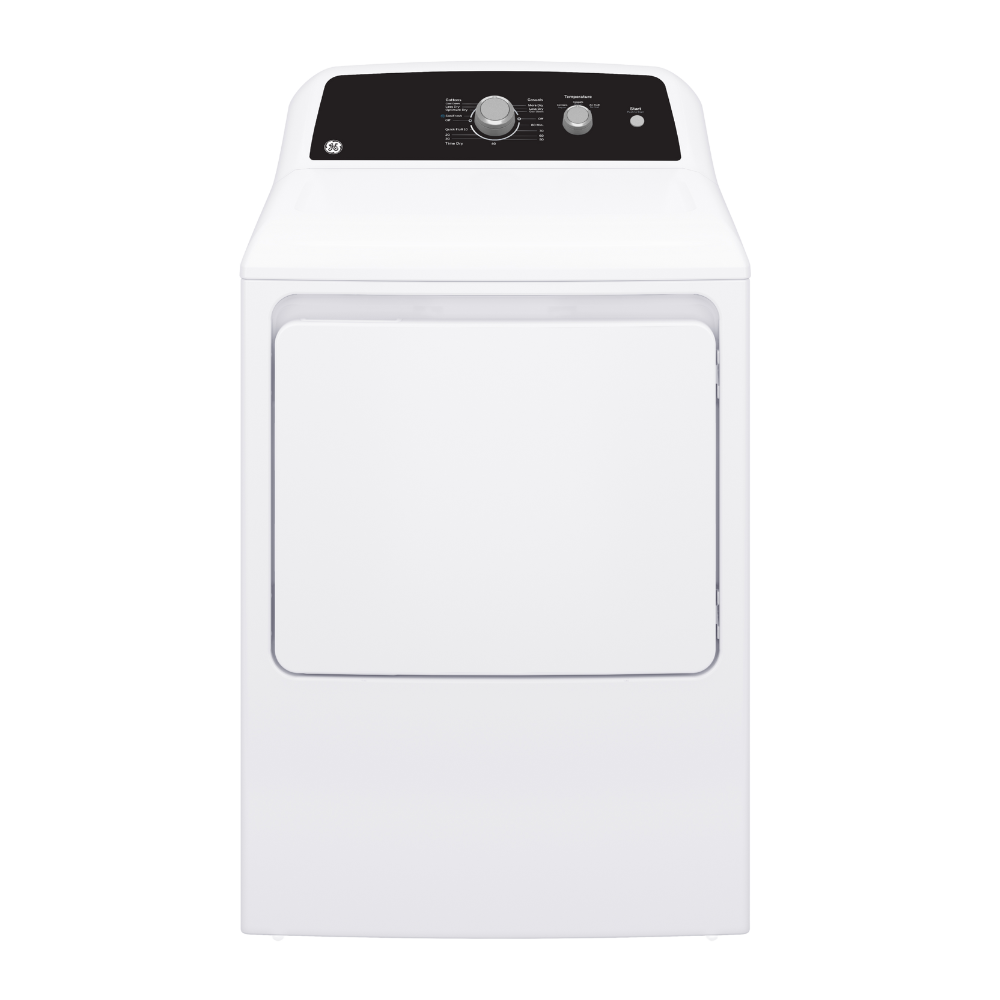 Sécheuse électrique GE de 6,2pi³ blanche (déballée)