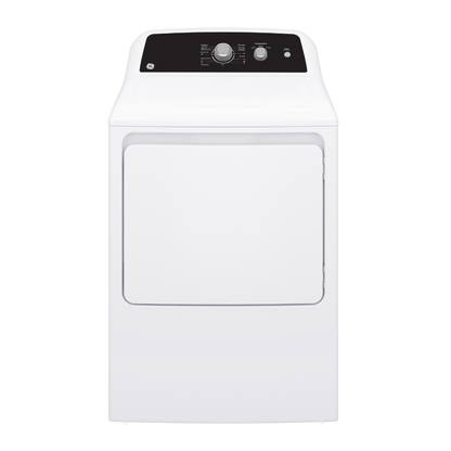 Sécheuse électrique GE de 6,2pi³ blanche (déballée)