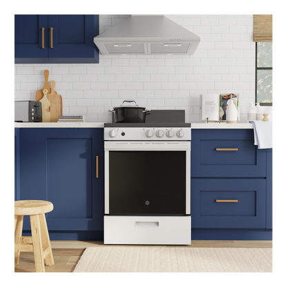 GE 24″ Built-In Electric Range with 2.9 cu. ft. Steam Clean Oven Stainless Steel (Open Box)