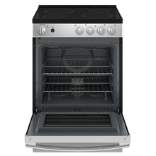 Cuisinière électrique encastrée 24″ GE avec four nettoyage vapeur de 2,9 pi³ inox (déballée)