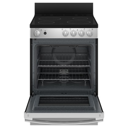 GE 24″ Built-In Electric Range with 2.9 cu. ft. Steam Clean Oven Stainless Steel (Open Box)