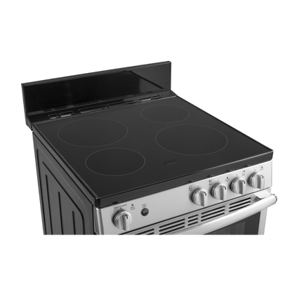 GE 24″ Built-In Electric Range with 2.9 cu. ft. Steam Clean Oven Stainless Steel (Open Box)