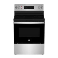 Cuisinière électrique 30″ GE avec four autonettoyant de 5 pi³ inox (déballée)