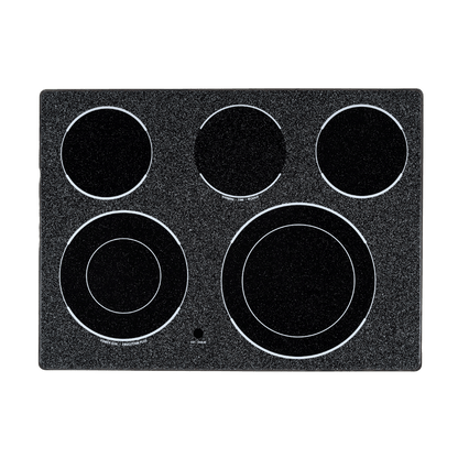 Cuisinière électrique à convection véritable 30″ GE avec four de 5 pi³ blanche (déballée)