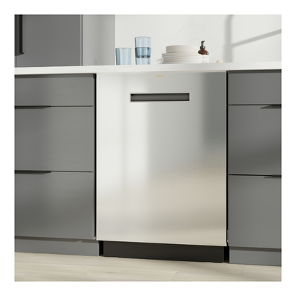 Lave-vaisselle encastré 24″ GE Profile de 42 dB avec cuve haute et 3 paniers (déballé)