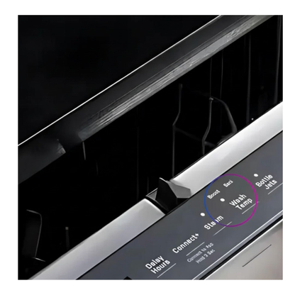 Lave-vaisselle encastré 24″ GE Profile de 42 dB avec cuve haute et 3 paniers (déballé)