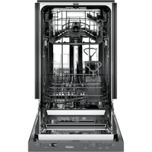 Lave-vaisselle encastré 18″ HAIER de 47 dB avec cuve en acier inoxydable (déballé)
