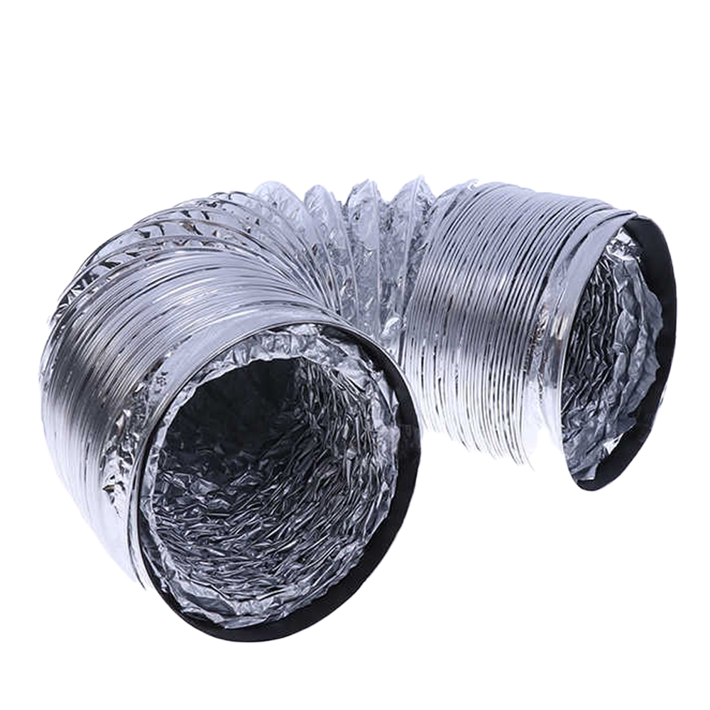 Flexible 4″ aluminum duct (sold by the foot)